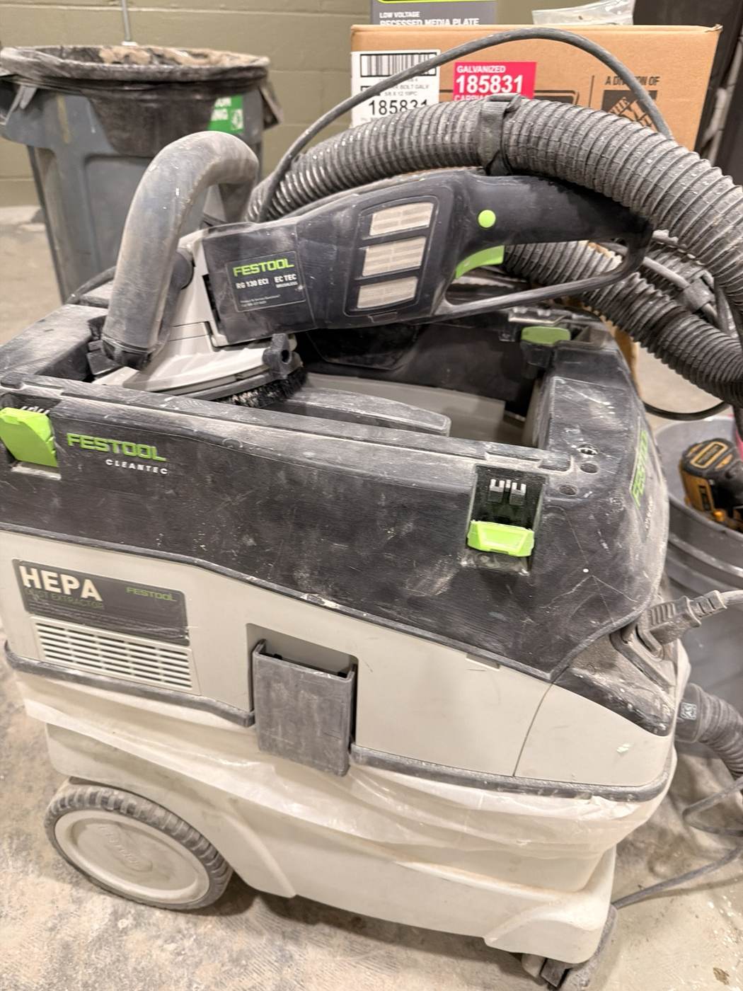 HEPA dust extraction equipment